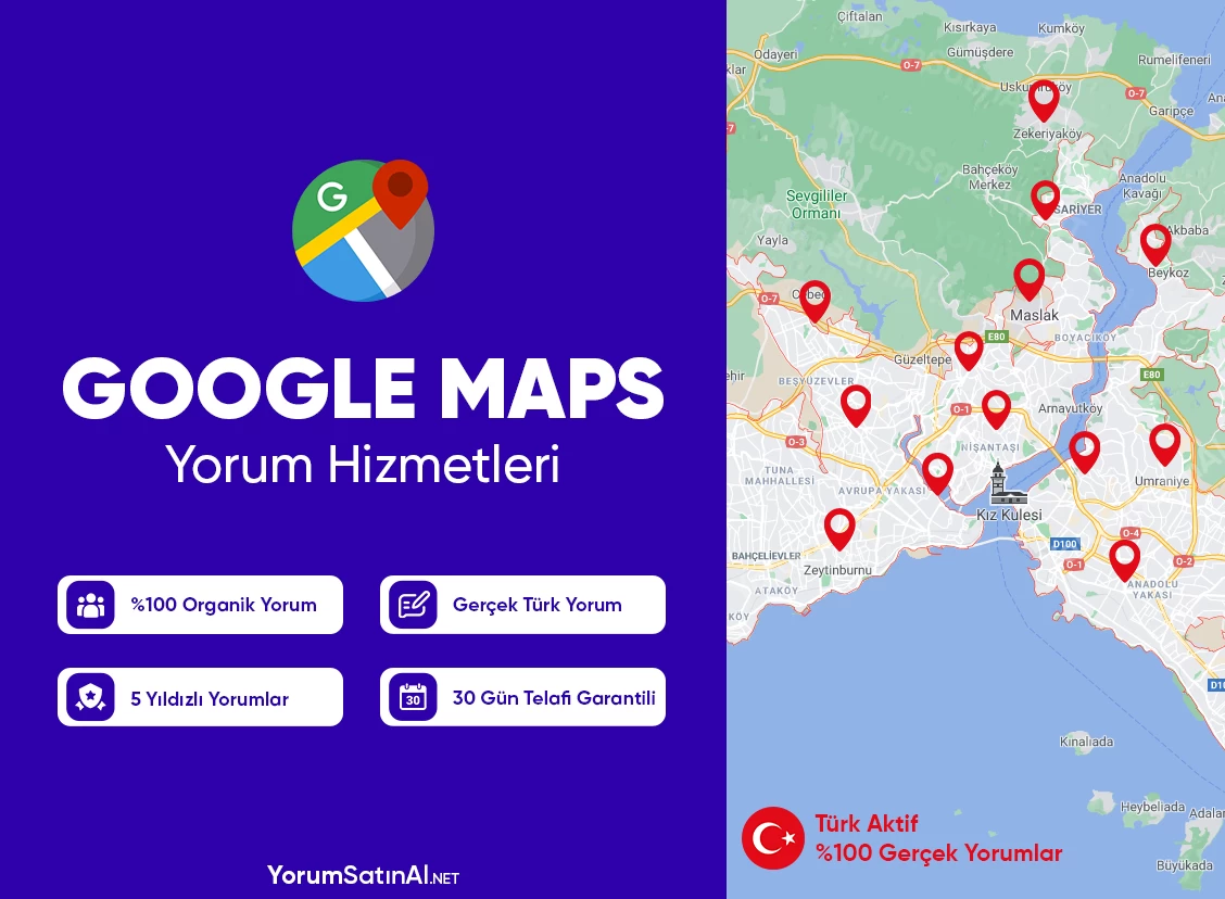 Google Maps Yorum Satın Al